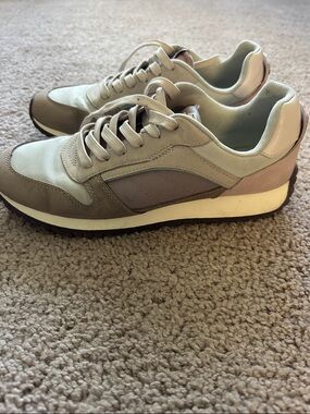 Steve Madden Women's Sneakers in Taupe and Light Pink